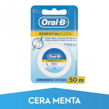 Oral-B Essential Floss Seda Dental con Cera 50 M