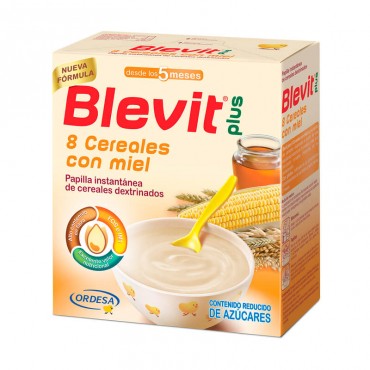 Blevit Plus 8 Cereales Miel 600 gramos