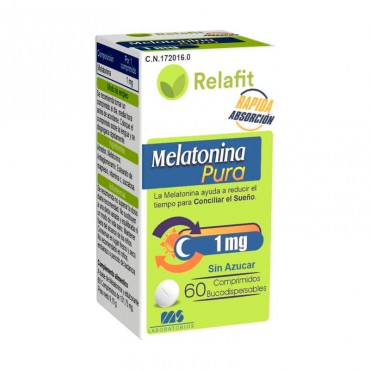 Relafit Melatonina Flash 60 Comprimidos