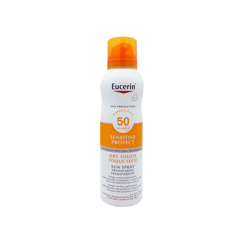 Eucerin Spray Dry SPF50 mejor precio | El Boticario en Casa ✓