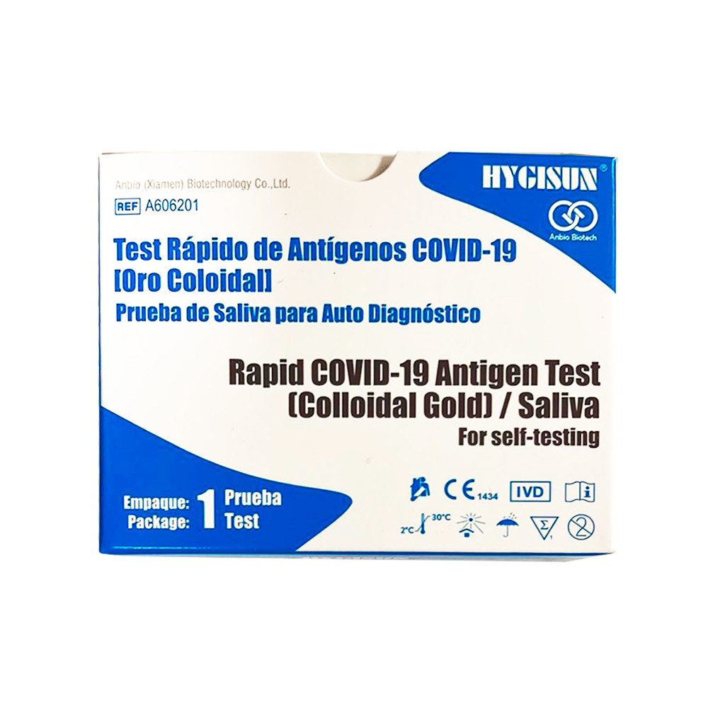 Hygisun Test Antígenos Covid-19 Saliva (1 Test)