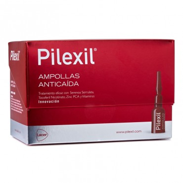 Pilexil Anticaída 15 Ampollas Unidosis 5 ml