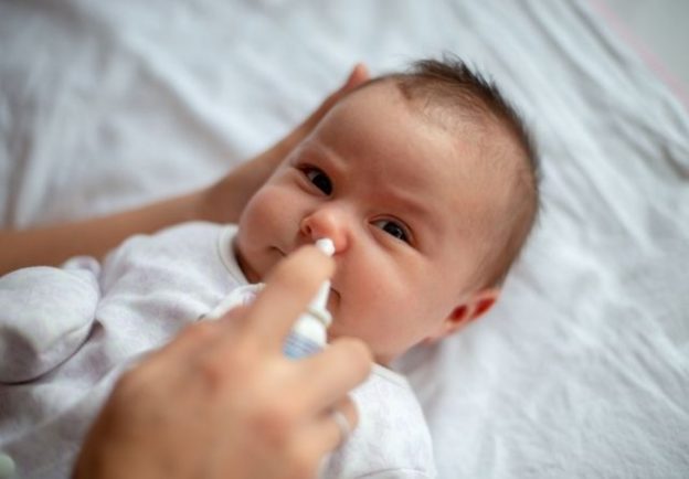 La congestión nasal es una afección muy común en bebés.