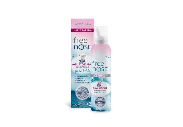 Spray para la congestión nasal de bebés de la firma Ysana.