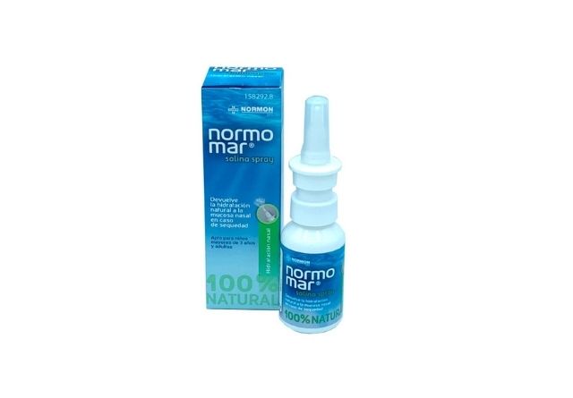 Solución salina para la higiene de las fosas nasales.